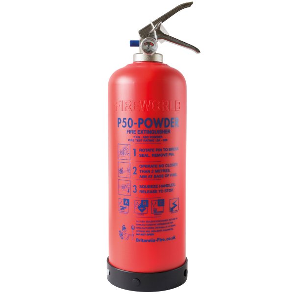 P50 2kg Powder Fire Extinguisher – Self-Service