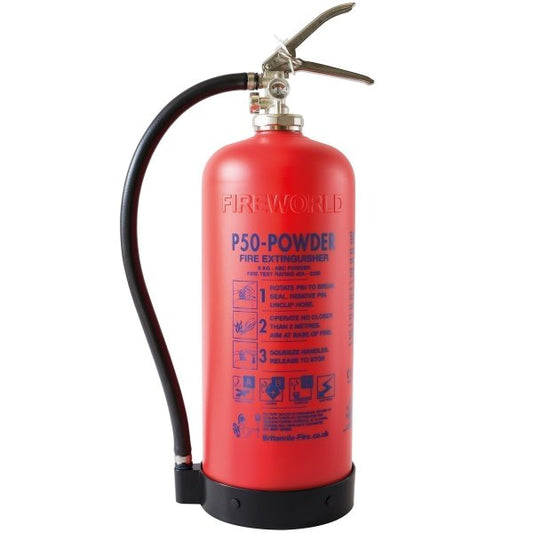 P50 6kg Powder Fire Extinguisher – Self-Service